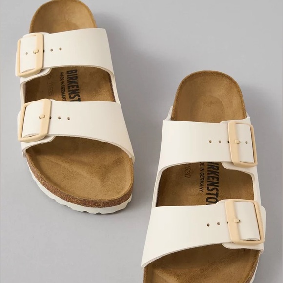 Birkenstock Shoes - Birkenstock Off-White Sandals